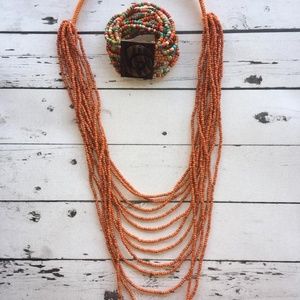 Glass Beaded Jewlery Set